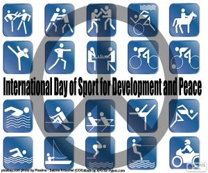 Puzzle Παγκόσμια ημέρα αθλητισμού για την ανάπτυξη και την ειρήνη